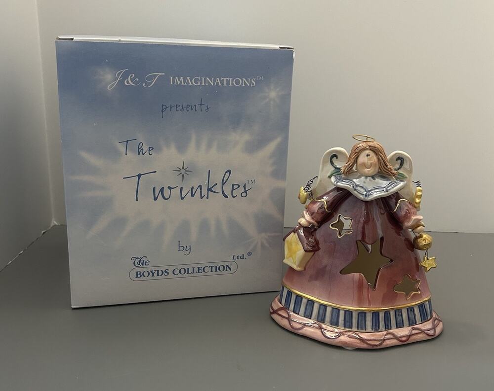 Boyds Collection The Twinkles Luna Shimmerwings Tealight Candle Figure 2002